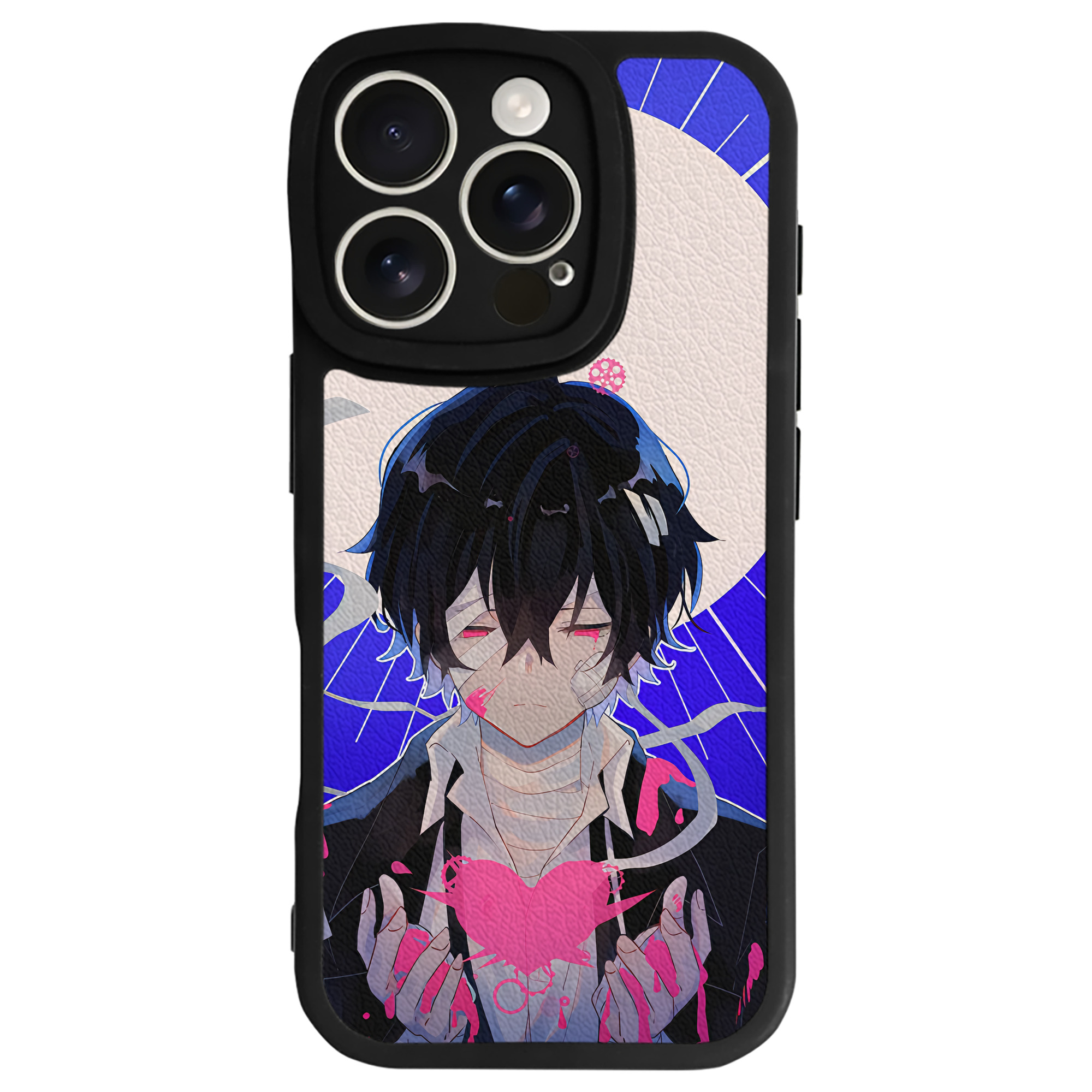 （画像用） 文豪ストレイドッグス Bungo Stray Dogs 【iPhone 16シリーズ対応】シリコンスマホケース（レザー調） 材質：シリコン